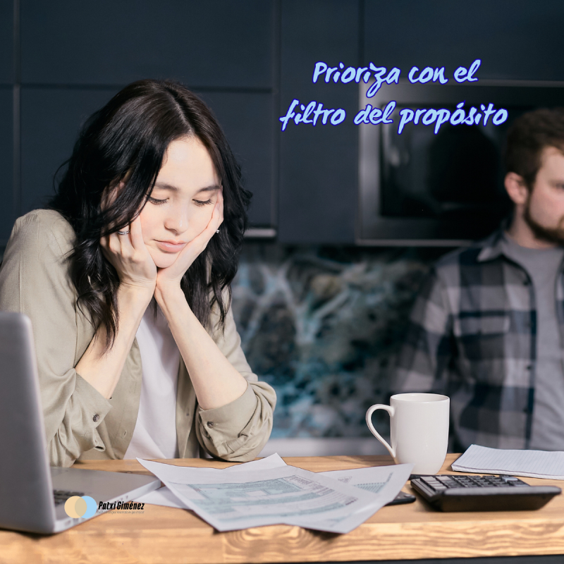 Prioriza con el filtro del propósito